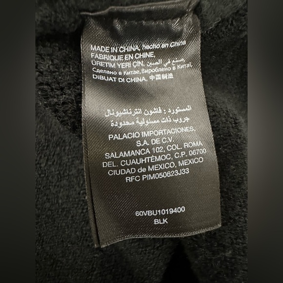 Bebe | Black Sweater with Embellished Jeweled Beaded Collar Neckline Size Medium - Picture 15 of 16